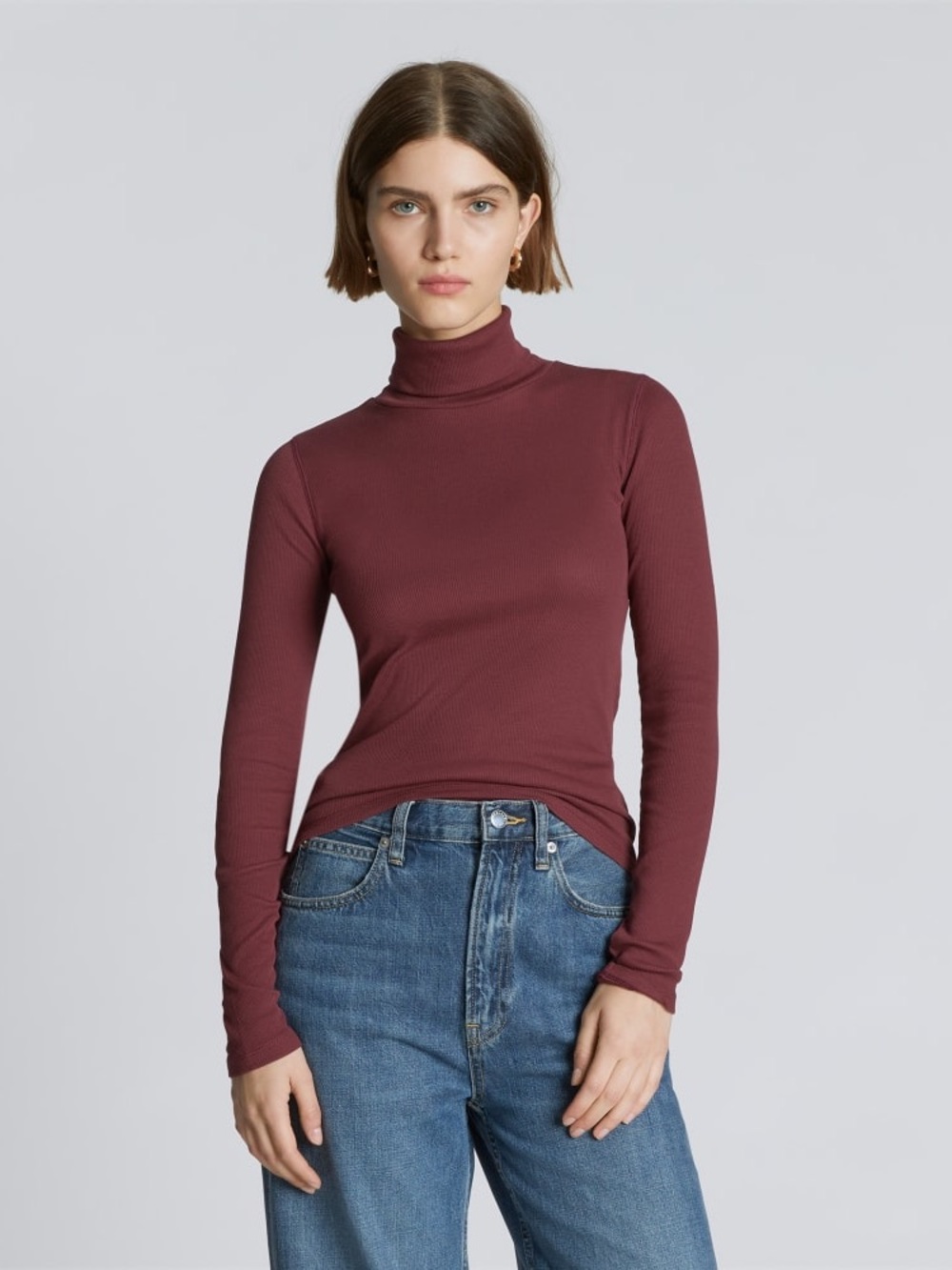 Everlane The Luxe Micro Rib Turtleneck Size: XS, NWOT